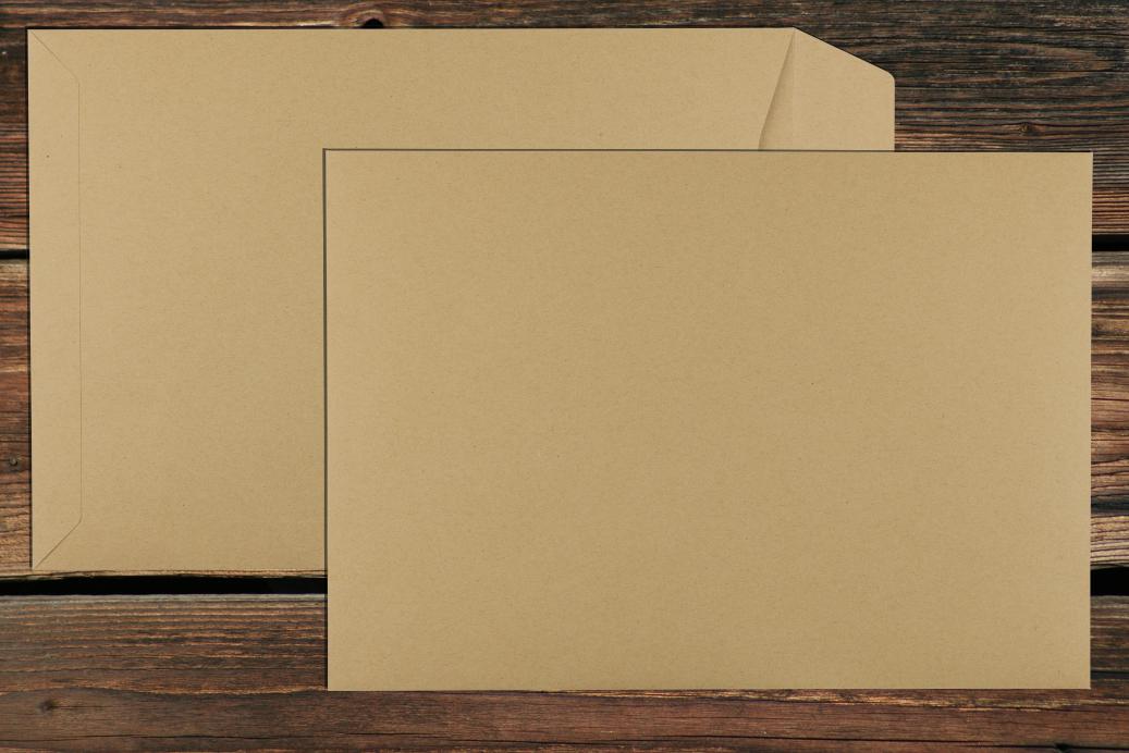 Versandtaschen C4 229x324 mm Ungummiert Braun 130 g/qm